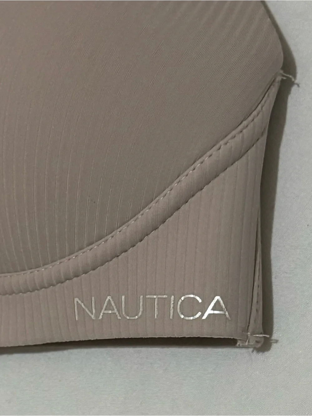 Nautica Nude Ribbed Seamless Moulded Cup Bra